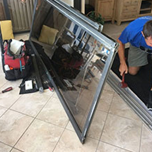 sliding glass door frame repair Barstow